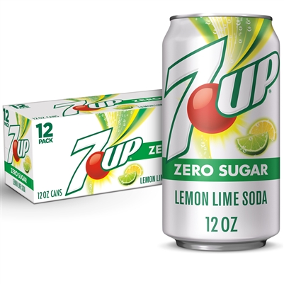 7 UP  Zero 12oz 12 pack