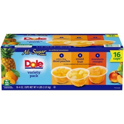 Dole Fruit  Cups 16 ct