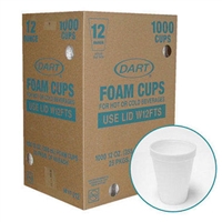 Foam Coffee Cups - 12 ounce