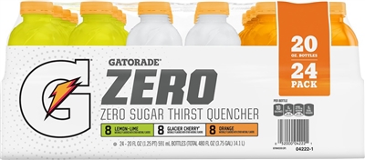 Gatorade Zero 24 pk 20oz