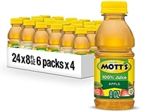 Motts Apple Juice 8 oz 100%