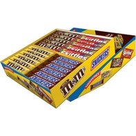M & M, Skittle, Snickers Variety Box 52 ct