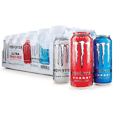 Monster Ultra Variety Pack (16 oz. cans, 18 ct.)