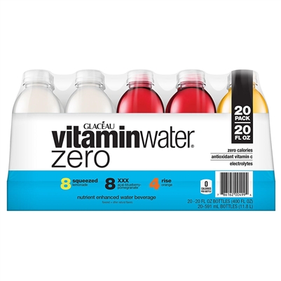 Vitamin Water Zero Variety 20pk