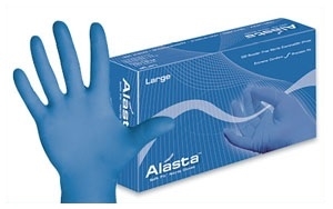 Alasta Blue Nitrile Glove - Medium