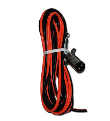 25' 6 Gauge Power Cord and Horizontal Plug