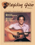 Flatpicking Guitar Magazine, Volume 1, Number 1, November / December 1996 - Steve Kaufman: SOLD OUT OF HARDCOPY