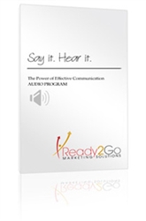 Say It, Hear It - Audio Training Program