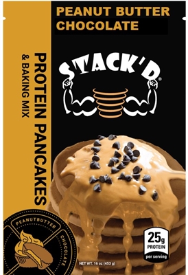 STACK'D Protein Pancakes - Peanut Butter Chocolate (1 lb)