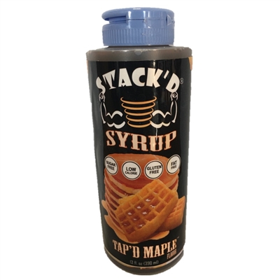 STACK'D Sugar Free Syrup - TAP'D Maple 13 oz bottle