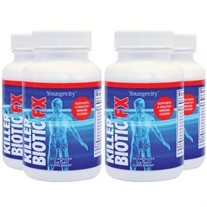 Youngevity Killer Biotic Fx - 60 capsules (4 Pack)