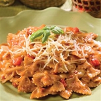 Youngevity Creamy Tuscan Pasta with Sundried Tomatoes. May be used for emergency food storage with a 20 year shelf life