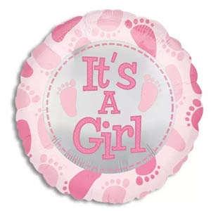 It's a Girl Balloon (18")