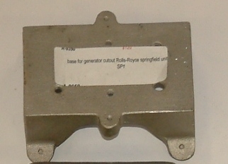 A-9350 base for generator cut-out