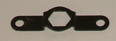 Locking plate for fan belt adjustment