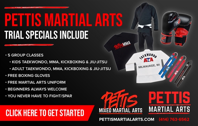 PETTIS MARTIAL ARTS ADULT & KIDS TRIAL SPECIALS