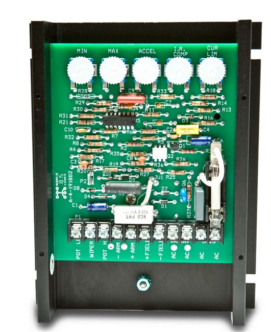 Dart Controls 251G-12C-5, .15A thru 1/4HP dual voltage chassis control with 4-20mA isolated signal follower
