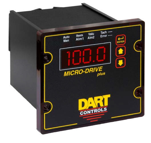 Dart Controls MD3P-9, 1/4 Din 1/4 - 2HP dual voltage closed look microprocessor based motor speed control