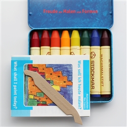 Stockmar Wax Crayons 8 Waldorf