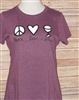 Peace, Love + Wine Crew Tee