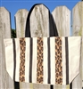 Stripe It Hot Leopard Canvas Tote