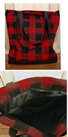 Plaid tote