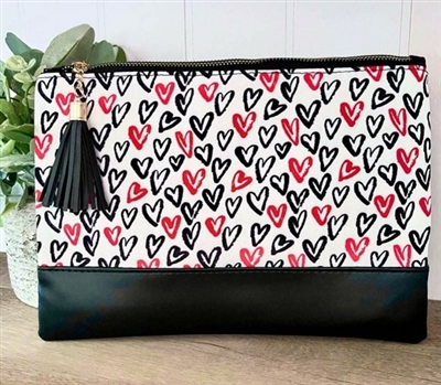Heart of Hearts Makeup Bag/Pouch