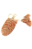 Multi Color Tassel Fringe Keychain