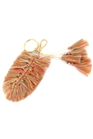 Multi Color Tassel Fringe Keychain