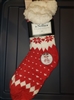 Ladies Sherpa Sock Holiday - Red