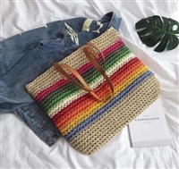 Beach Straw Tote