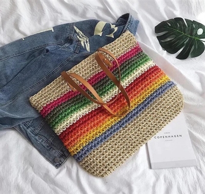 Beach Straw Tote