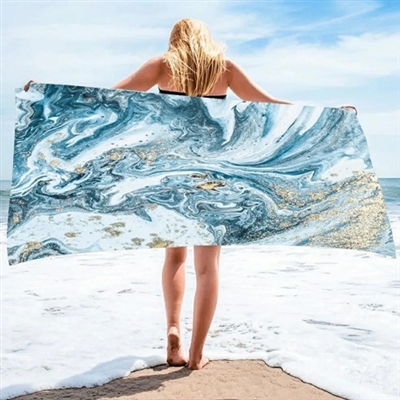 Microfiber Rectangle Beach Towel