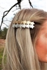 Crave Hammered Two-Tone Star Hair Barrette Set