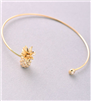 3D Pineapple End Cuff - Gold