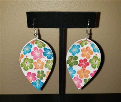 Hawaiian Hibiscus - Faux Leather