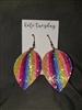 Mermaid striped earrings