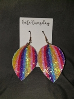 Mermaid striped earrings