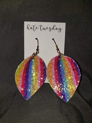 Mermaid striped earrings