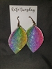 Mermaid pastel glitter earrings