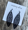 Black Pendant Earrings