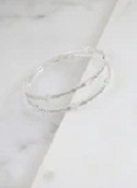 Houghton CZ Stretch Bracelet - SILVER OR GOLD