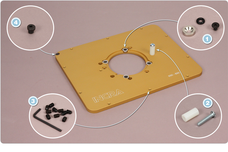 PARTS - INCRA MagnaLOCK Router Table Plate