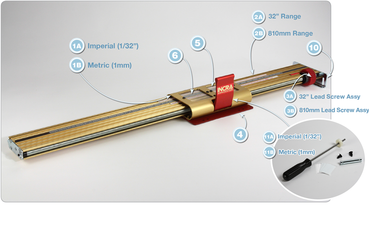 PARTS - INCRA TS-LS Positioner Only