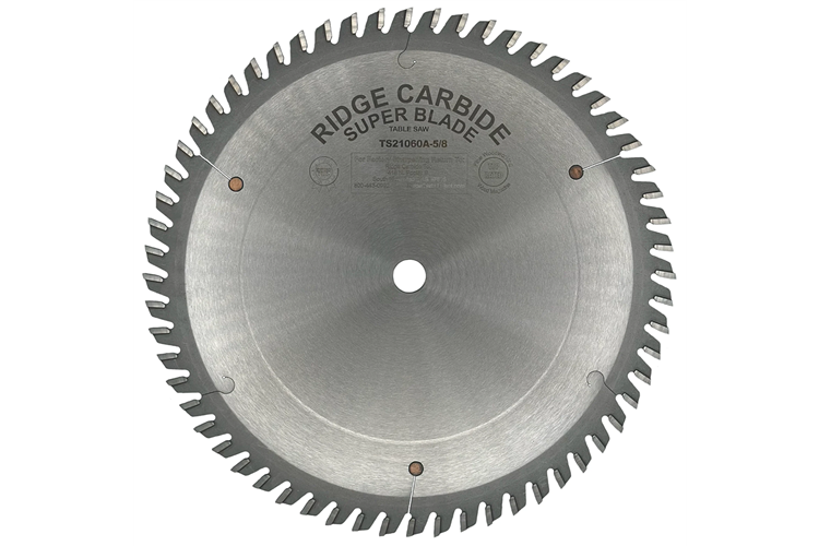 Ridge Carbide TS2000 10” x 60T Saw Blade