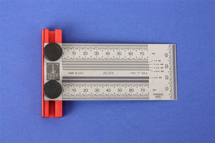 Hesroicy Mini Ruler Compact Fine Workmanship Plastic Model