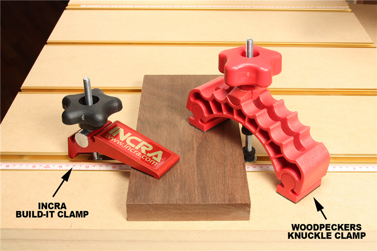 INCRA & Woodpeckers Track Clamps