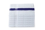 Blue Center Stripe Bath Towels