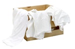 New White T-Shirt Rags 100% Cotton