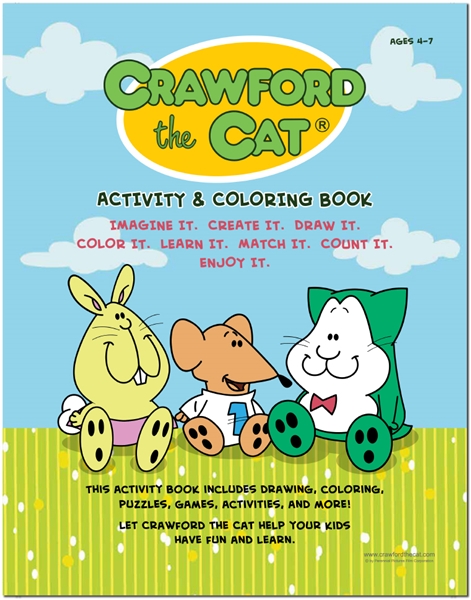 Crawford the Cat       Activity & Coloring Book